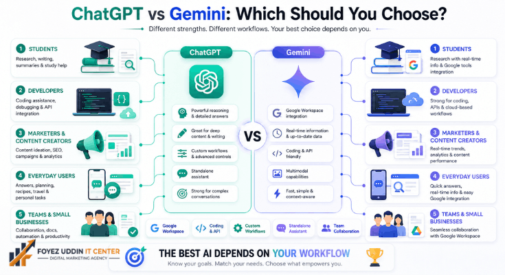 ChatGPT vs Gemini
