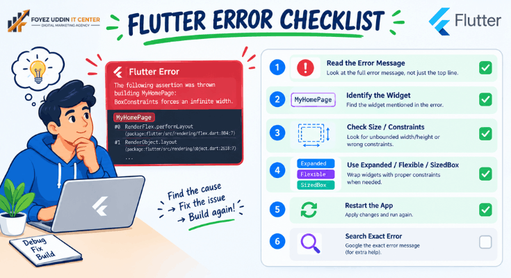Common Flutter Rendering Errors